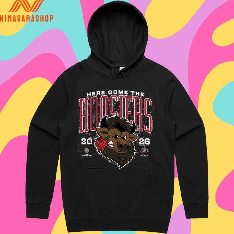 Indiana Here Come The Hoosiers 2026 Rose Bowl Shirts