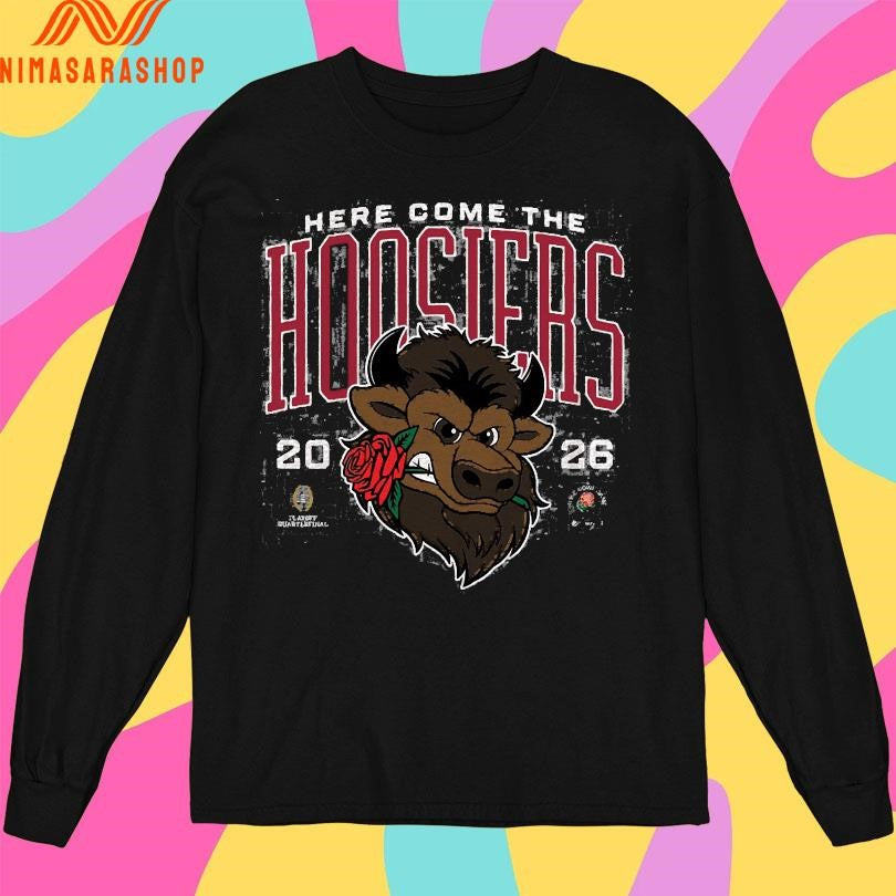 Indiana Here Come The Hoosiers 2026 Rose Bowl Shirts