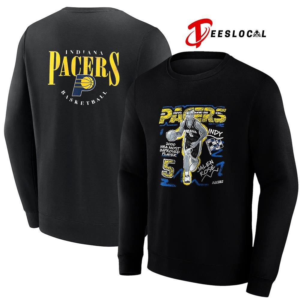 Indiana Pacers Jalen Rose 2000 NBA most improved player shirt