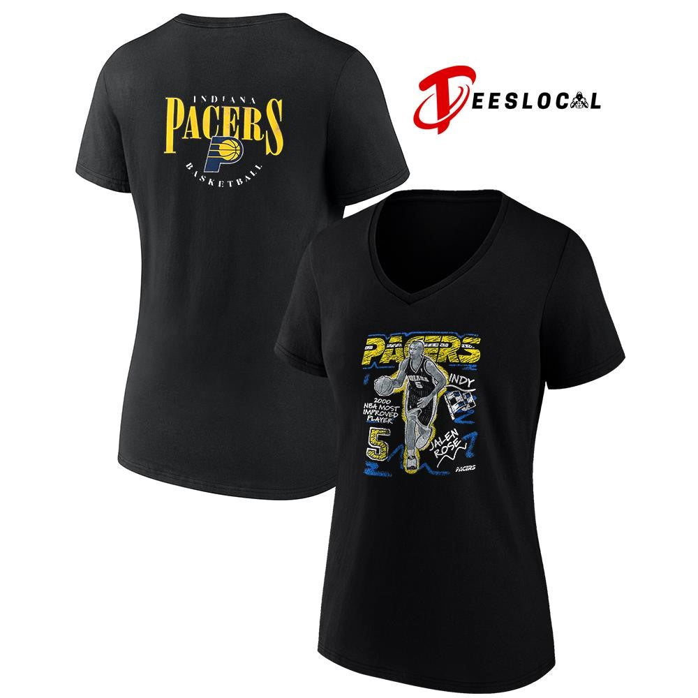 Indiana Pacers Jalen Rose 2000 NBA most improved player shirt