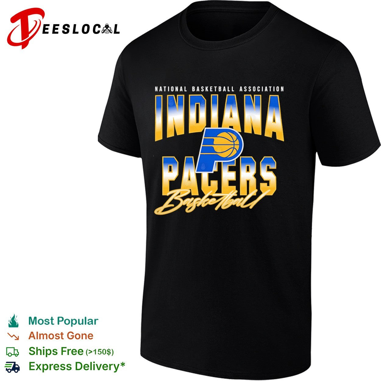 Indiana Pacers basketball classic logo shirt