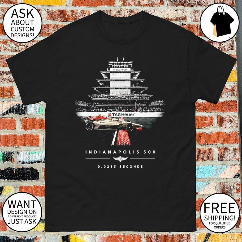 Indianapolis 500 Felix Rosenqvist Tag Heuer 00233 seconds shirt