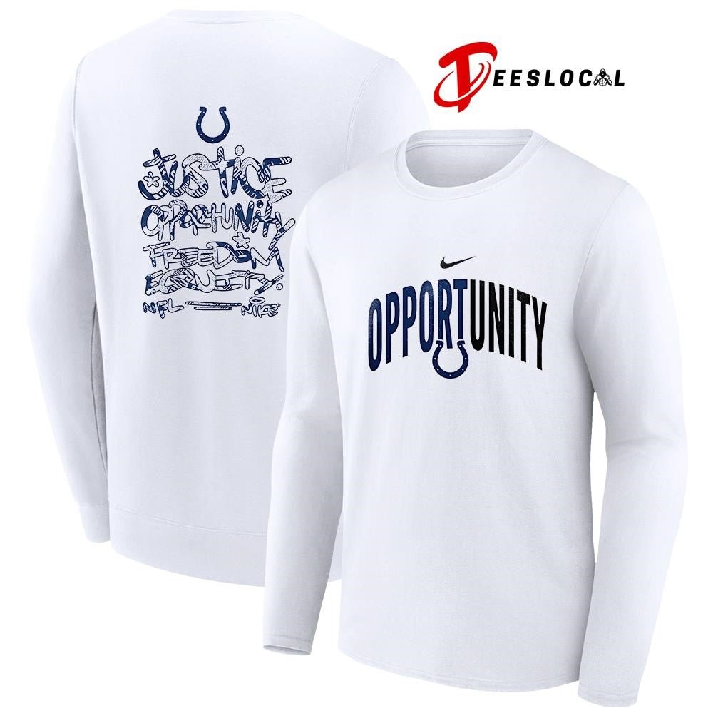 Indianapolis Colts justice opportunity freedom equity shirt