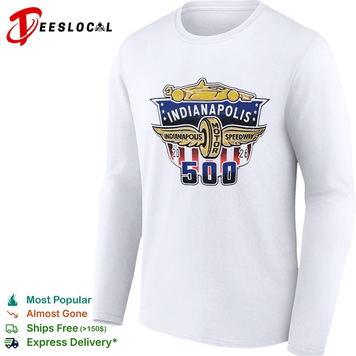 Indianapolis Motor Speedway 20 26 500 Indianapolis Motor Speedway Racing shirt