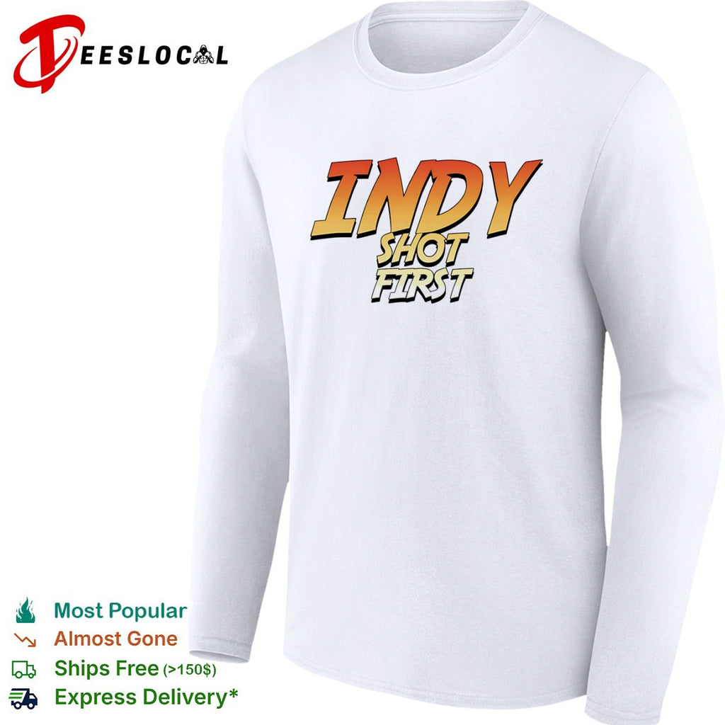 Indy graphic shot first shirt