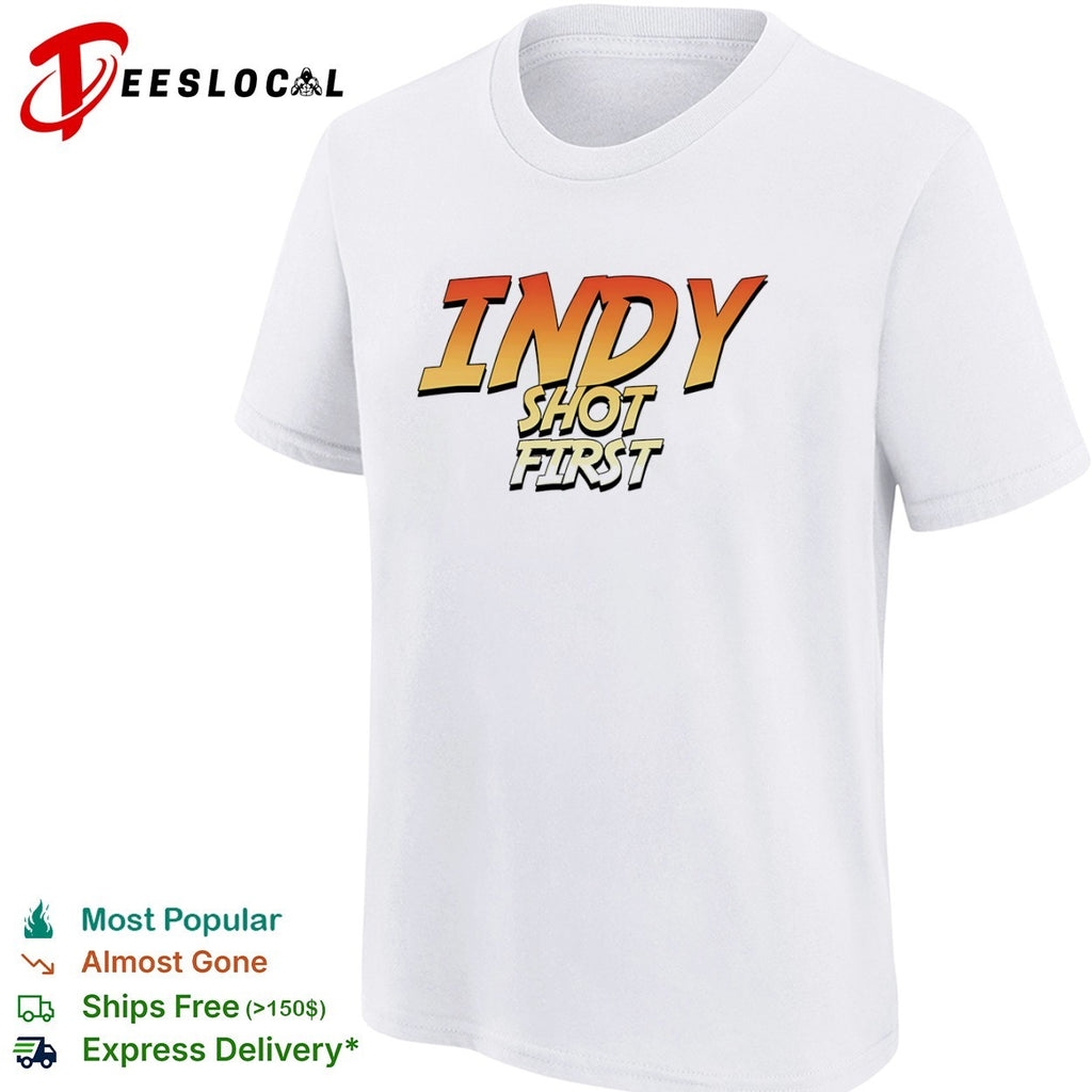 Indy graphic shot first shirt