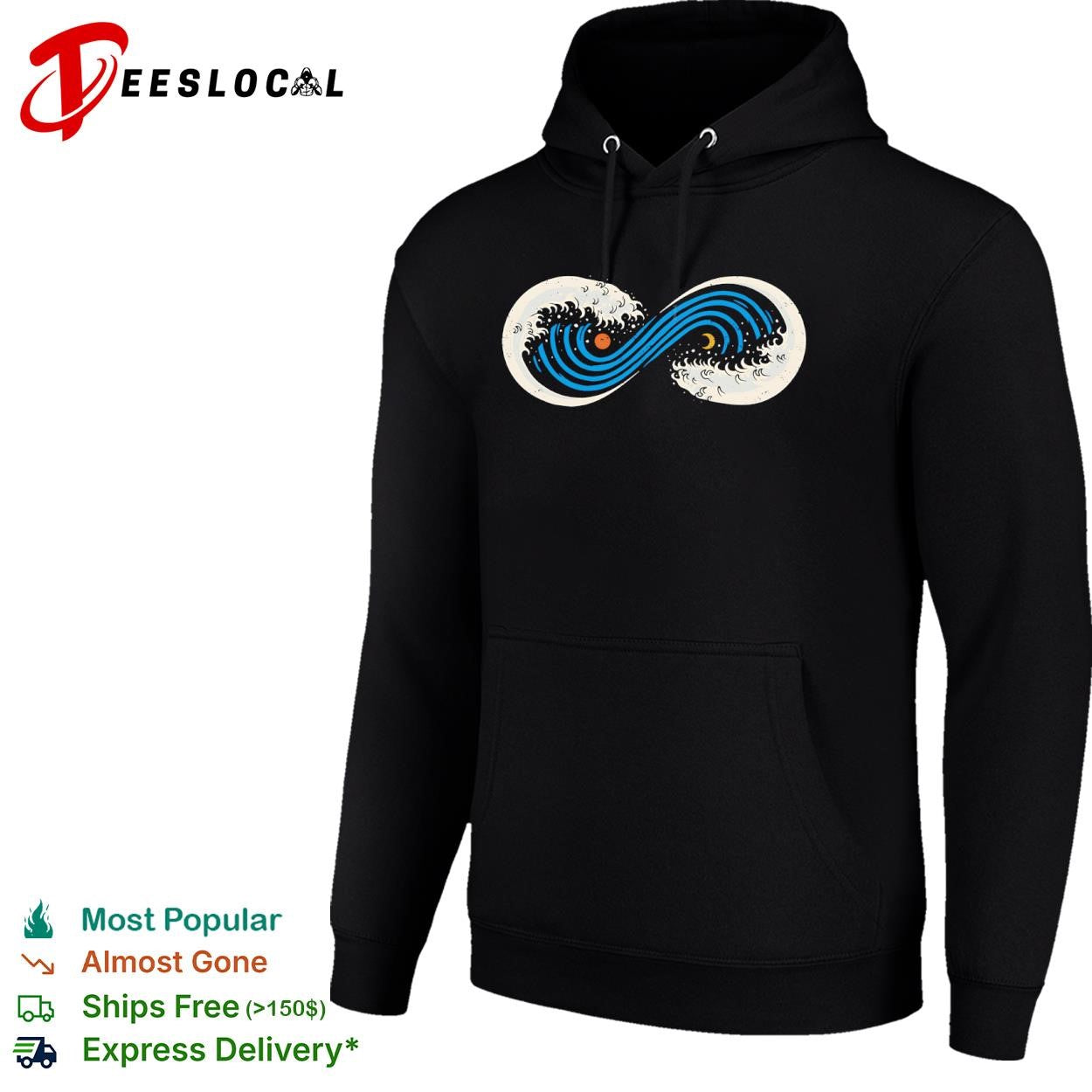 Infinite ocean waves shirt