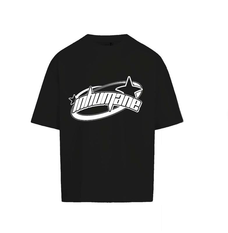 Inhumane y2k Streetwear T-Shirt Tropical Shortsleeve Menswear Top Hoodie Sweatshirt | PrintMintTees.com