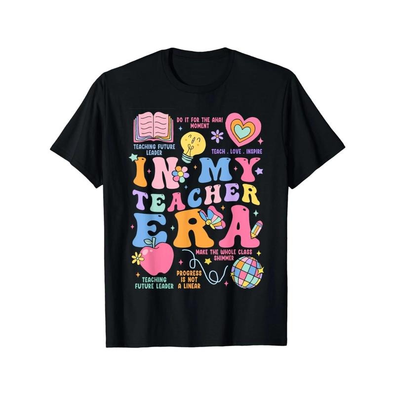 Inspiring and Trendy T - Shirt: Celebrate the Educator Spirit in "My Teacher Era" Hoodie Sweatshirt | PrintMintTees.com