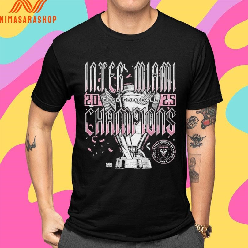 Inter Miami Club Football Champions 2025 Shirts
