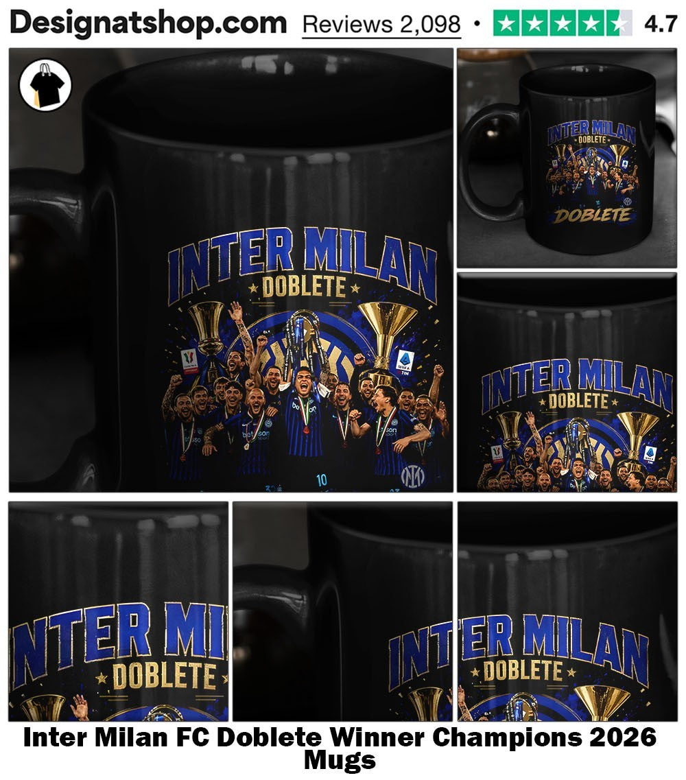 Inter Milan FC Doblete Winner Champions 2026 shirt