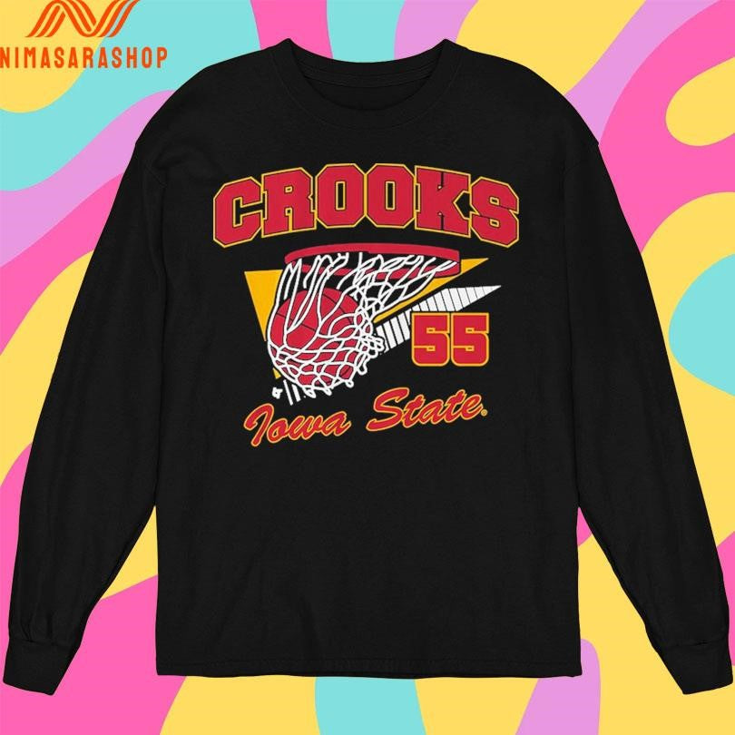 Iowa State Basketball Audi Crooks Retro Swish Shirts
