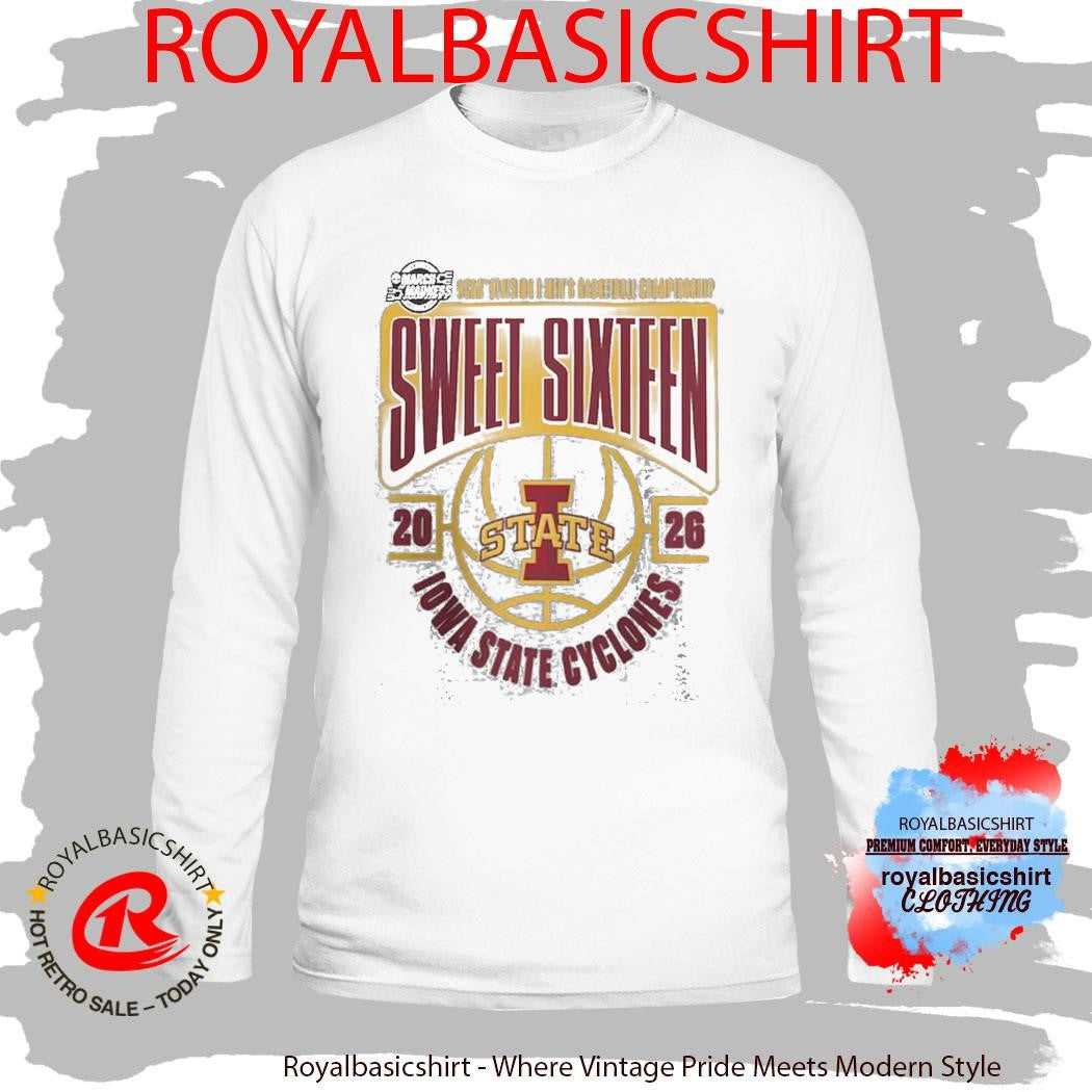 Iowa State Cyclones Men’s Basketball 2026 NCAA March Madness Sweet 16 T-Shirt