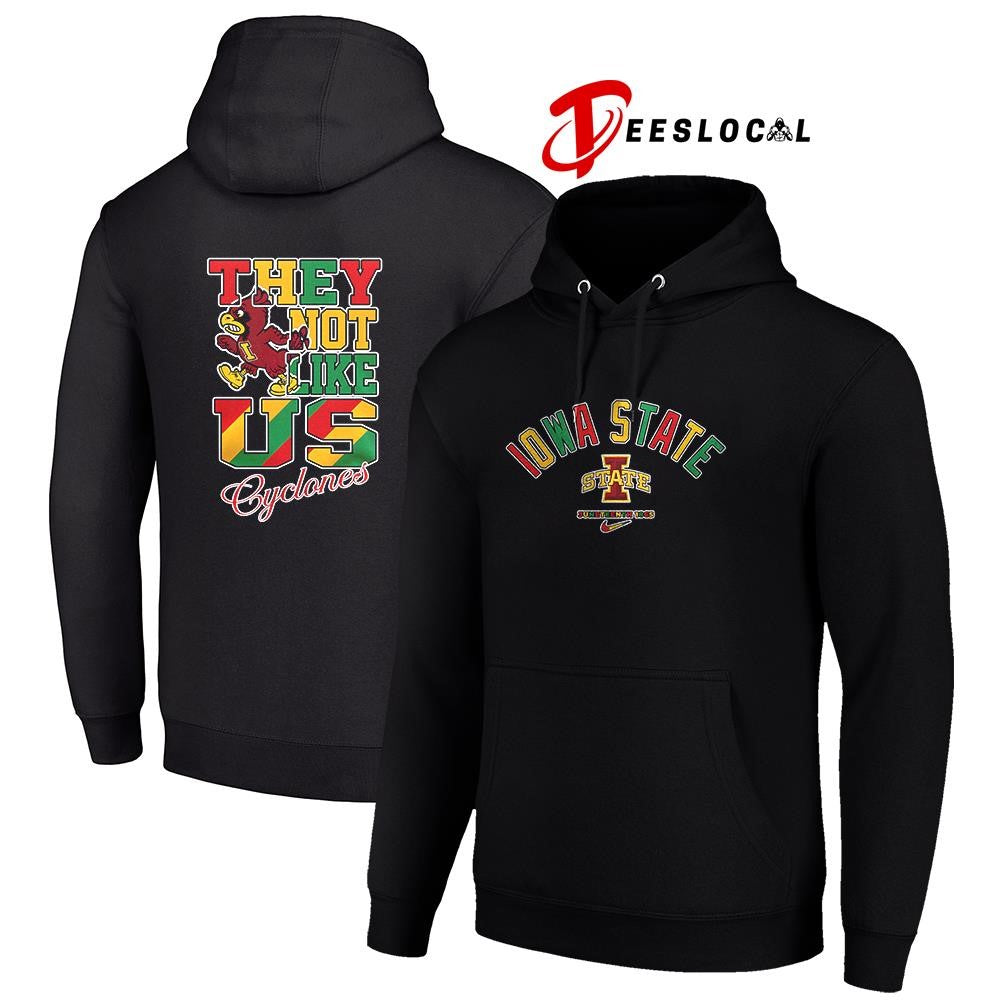 Iowa State Cyclones x Juneteenth they not like us shirt