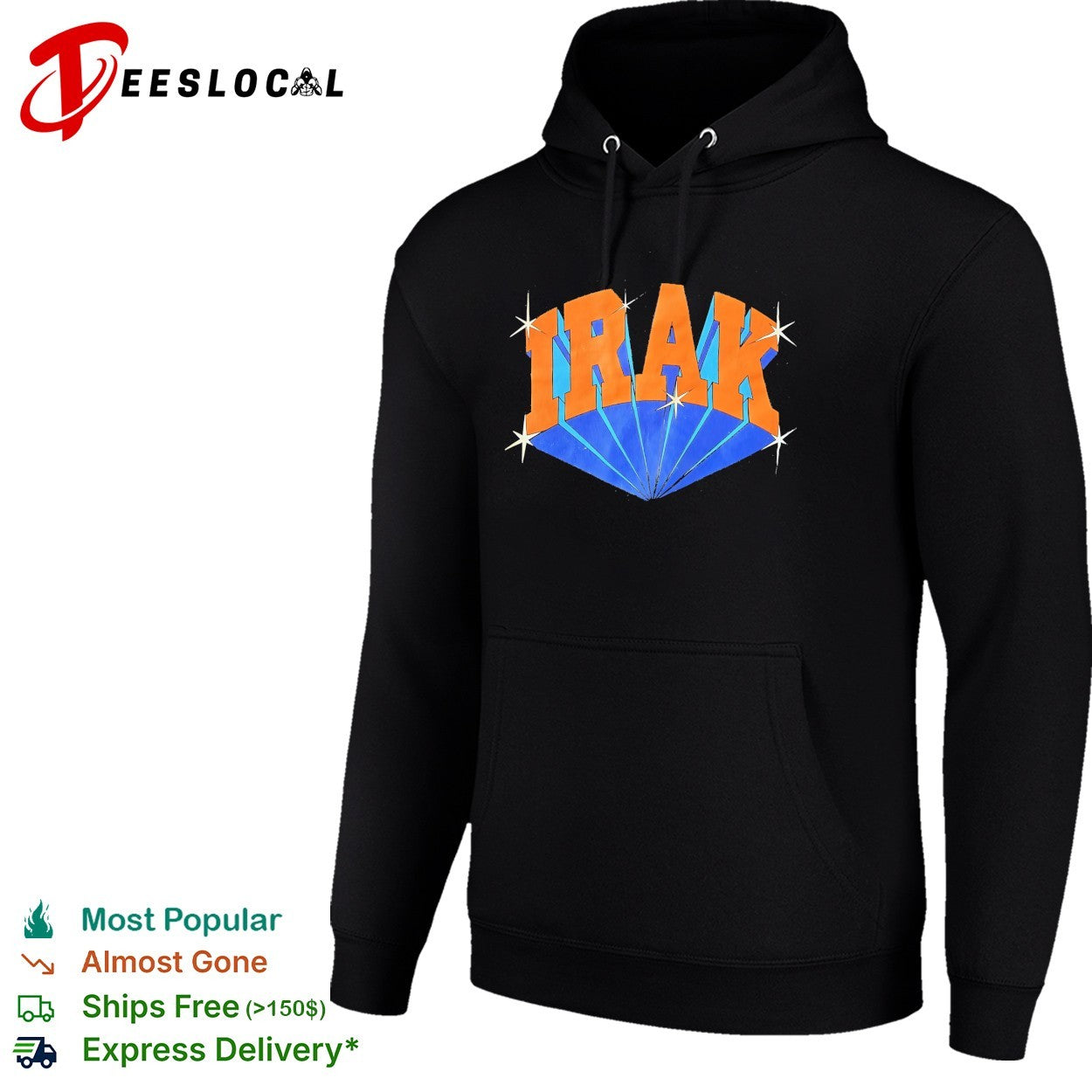 Irak logo sparkle shirt