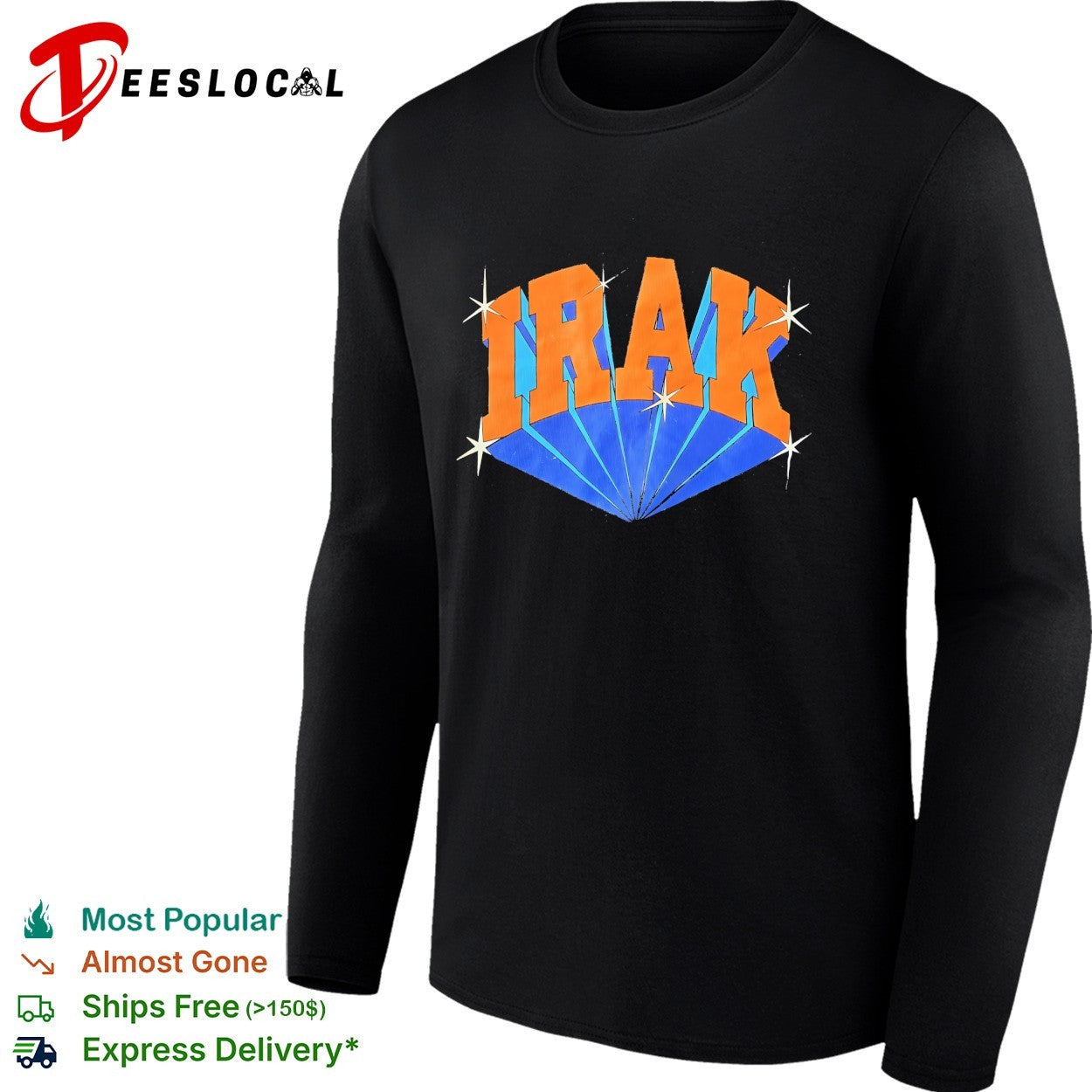 Irak logo sparkle shirt