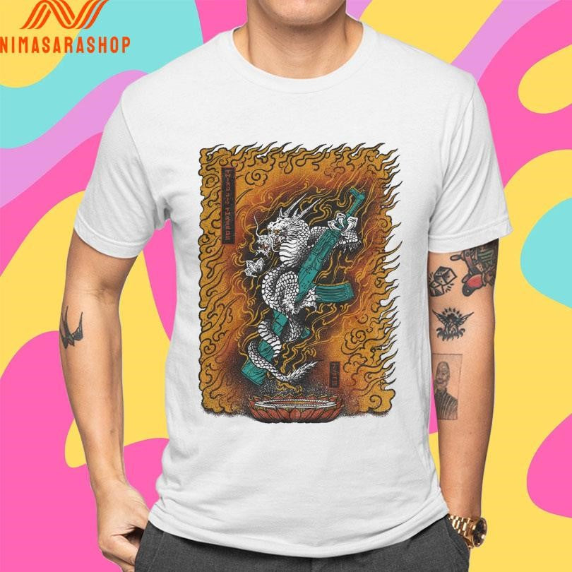 Irezumi Dragon Third Pin Threads Shirts