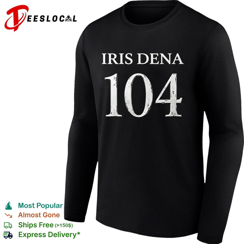 Iris Dena 104 metallic numbers shirt