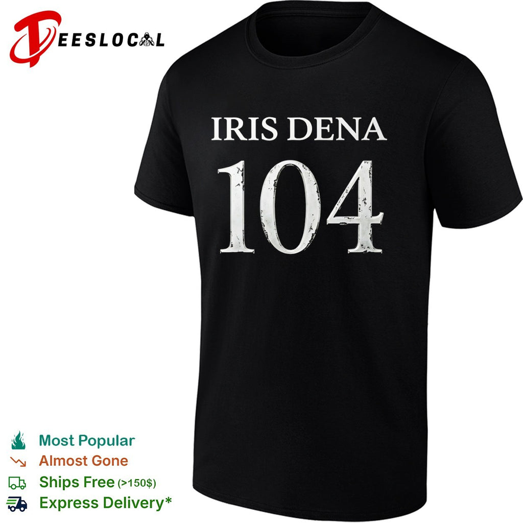 Iris Dena 104 metallic numbers shirt