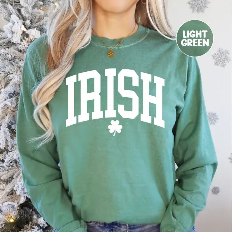 Irish Clover Sweatshirt, Hoodie, T-Shirt | PrintMintTees.com