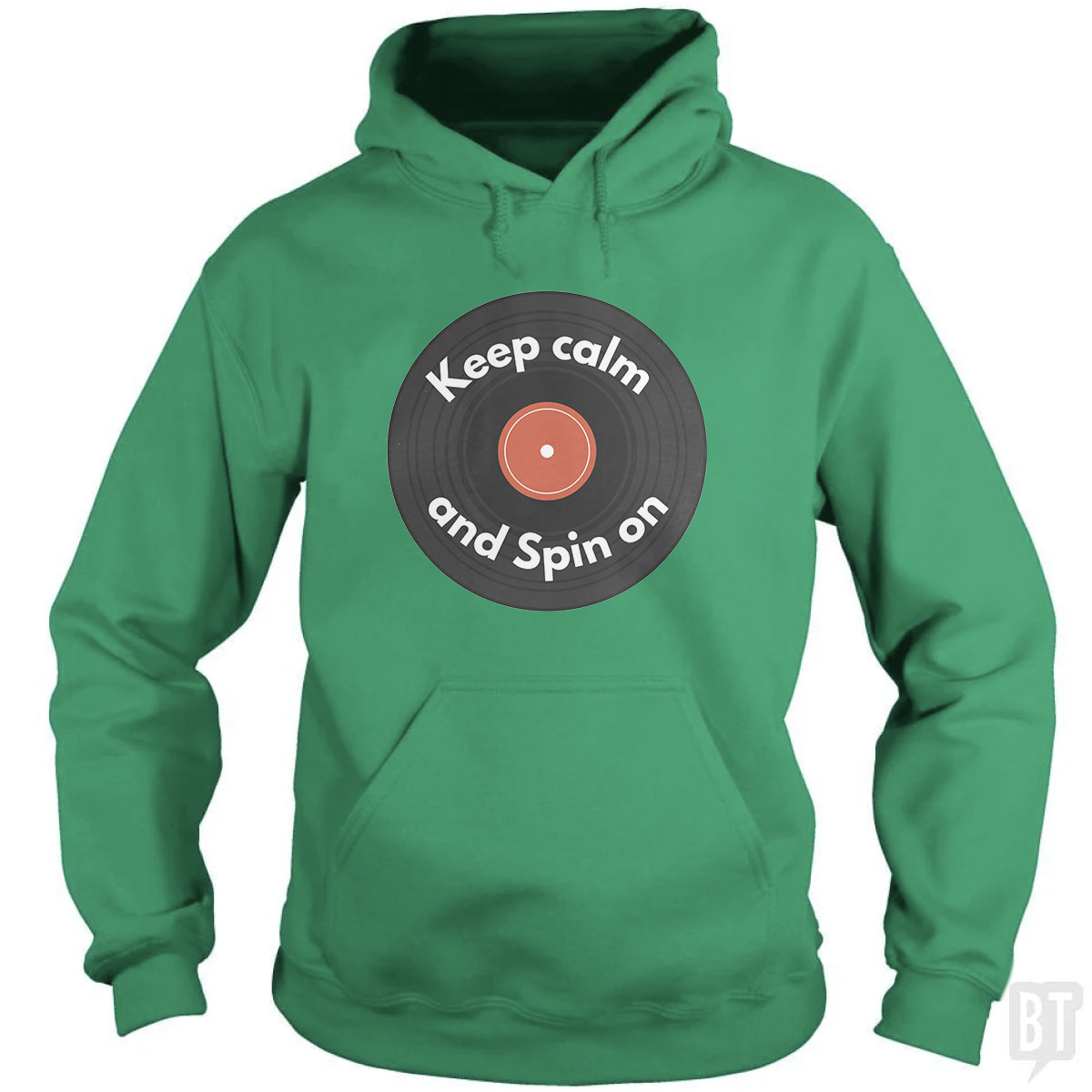 Keep Calm and Spin On Hoodie