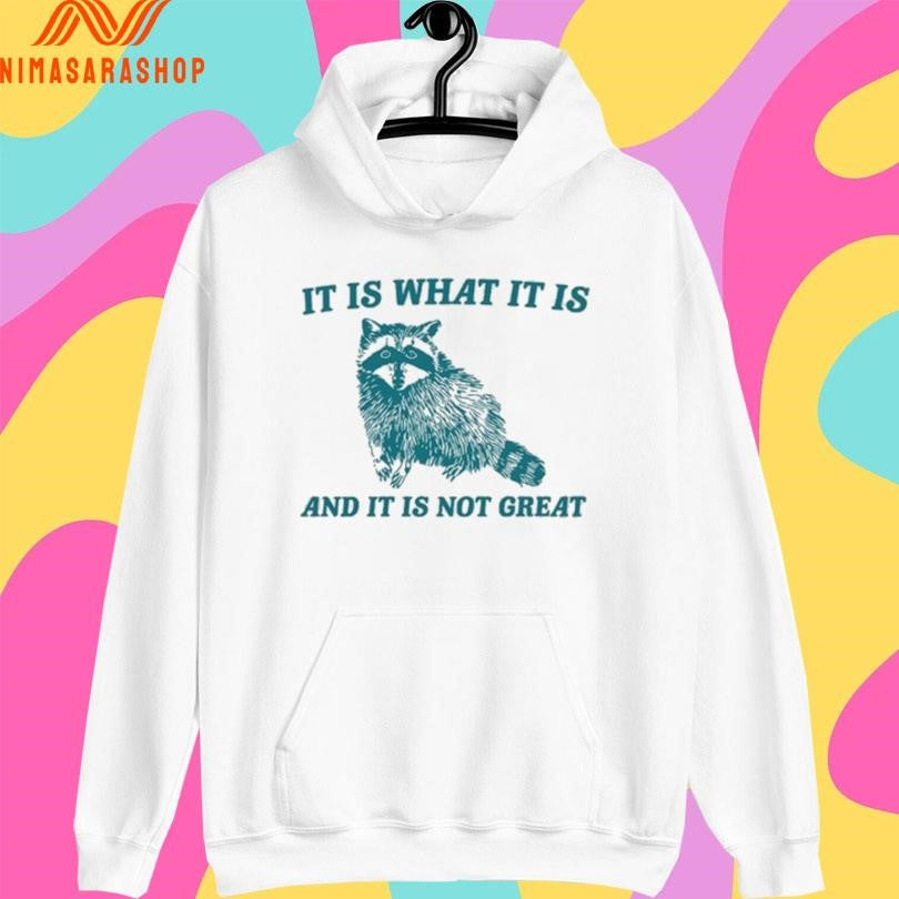 It Is What It Is And It Is Not Great Raccoon 2025 Shirts