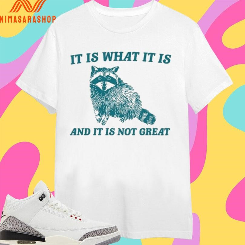 It Is What It Is And It Is Not Great Raccoon 2025 Shirts
