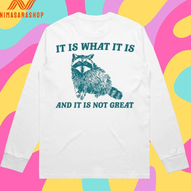 It Is What It Is And It Is Not Great Raccoon 2025 Shirts