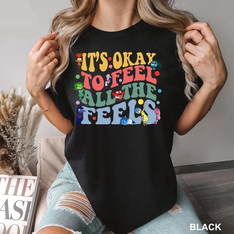 It's OK To Feel Shirt, Family Trip Shirt, Family Emotions Matching Tees Hoodie Sweatshirt | PrintMintTees.com