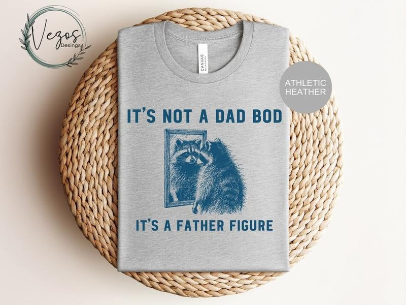 It's not a bad bod, It's a father figure raccoon shirt, vintage shirt, funny raccoon shirt, meme dad shirt Hoodie Sweatshirt