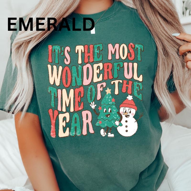 It's the most wonderful time of the year christmas #3 tshirt, Christmas Graphic shirt, Comfort Colors T-shirt, Oversized...