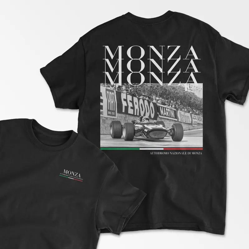 Italy Monza Racing Track Inspired T-Shirt, Grand Prix Shirt, Italian Vintage Racing Circuit, Leclerc Monza, Motorsport...