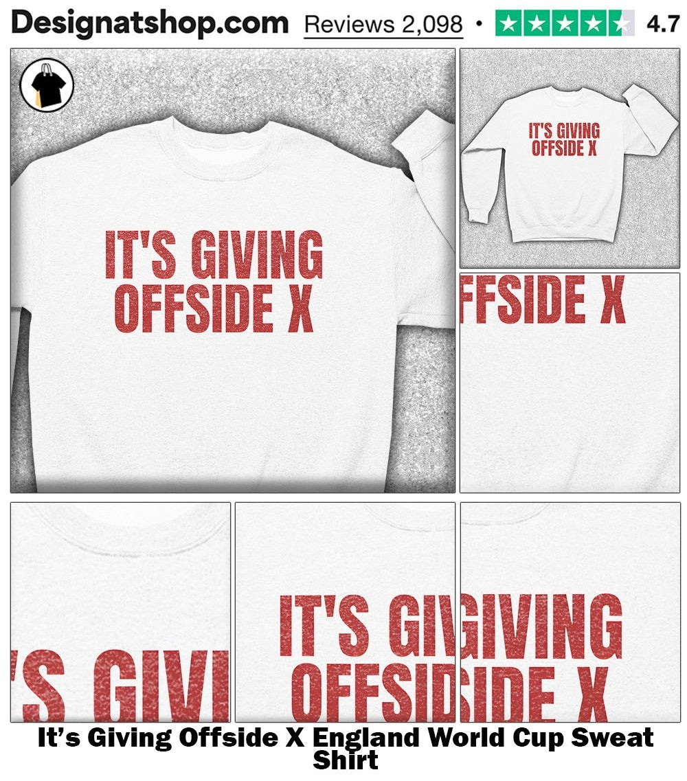 It’s Giving Offside X England World Cup shirt