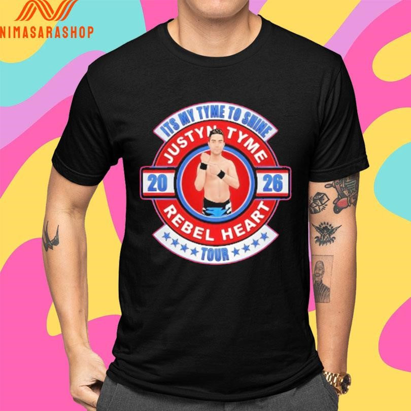 It’s My Tyme To Shine Justyn Tyme Rebel Heart Tour 2026 Shirts