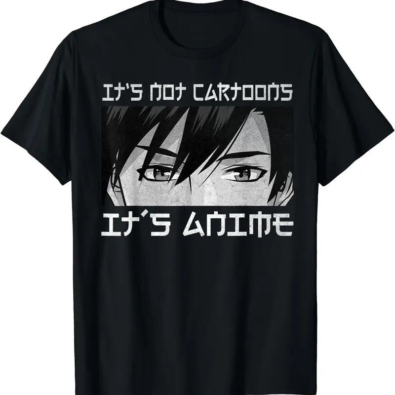 Its Not Cartoons Its Anime Boy Manga Lover Otaku Anime Merch TShirt Hoodie Sweatshirt | PrintMintTees.com