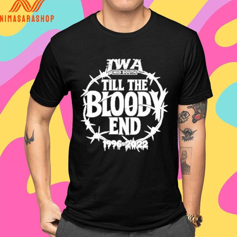 Iwa Mid South Till The Bloody End 1926-2025 Shirts