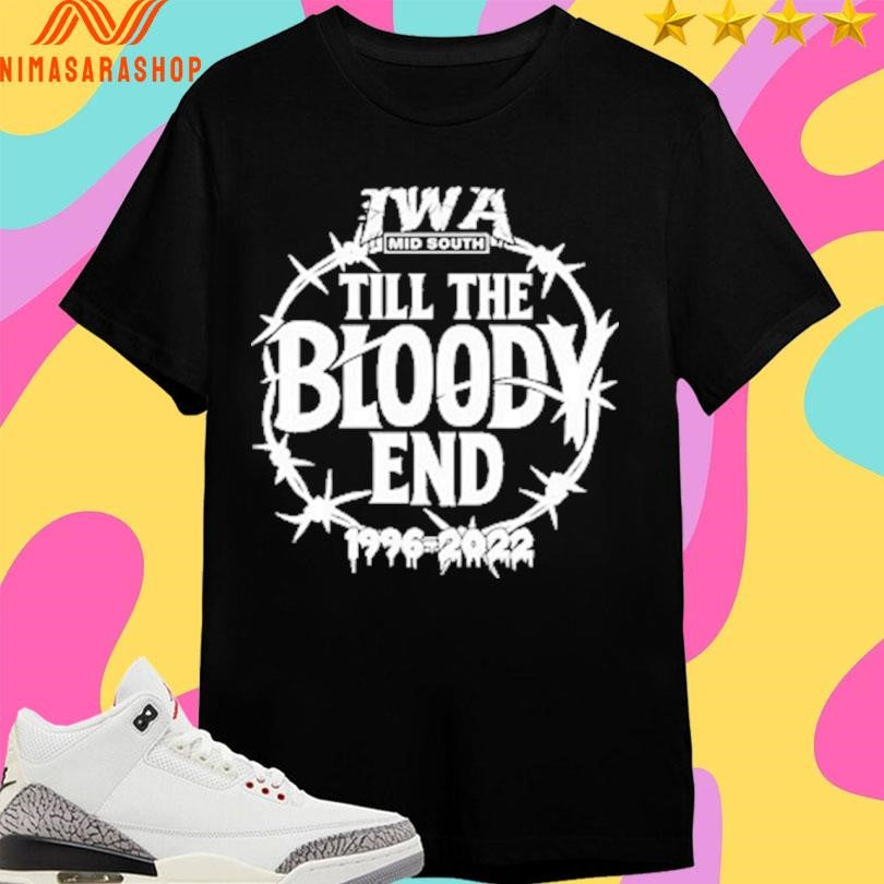 Iwa Mid South Till The Bloody End 1926-2025 Shirts