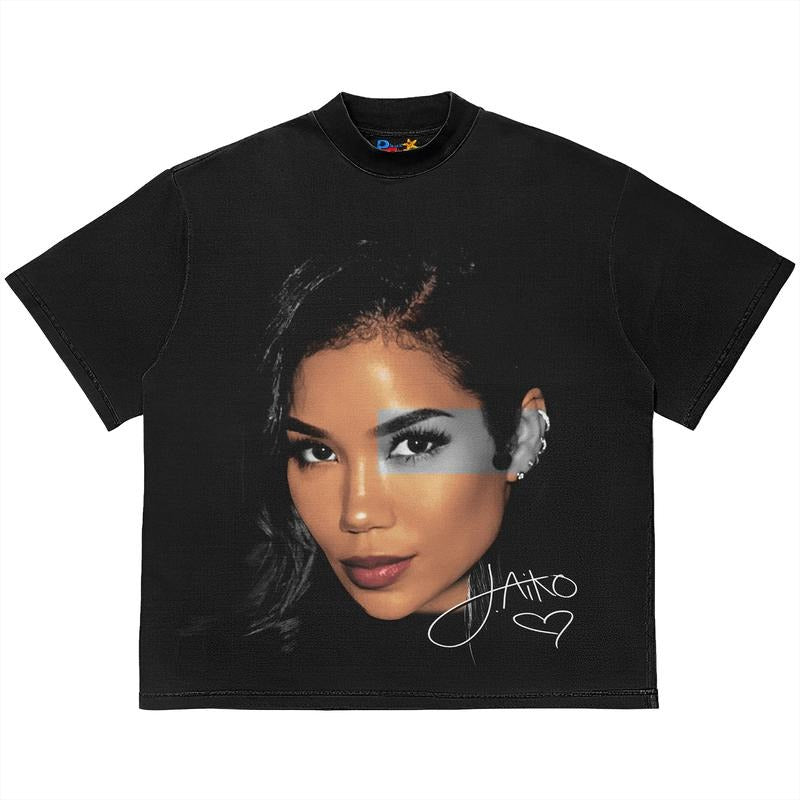 J Aiko T-Shirt Vintage Rapper Graphic Tee Shirt Rap Hip Hop Shirt for Men Women Streetwearstyle{n002}3 Hoodie Sweatshirt