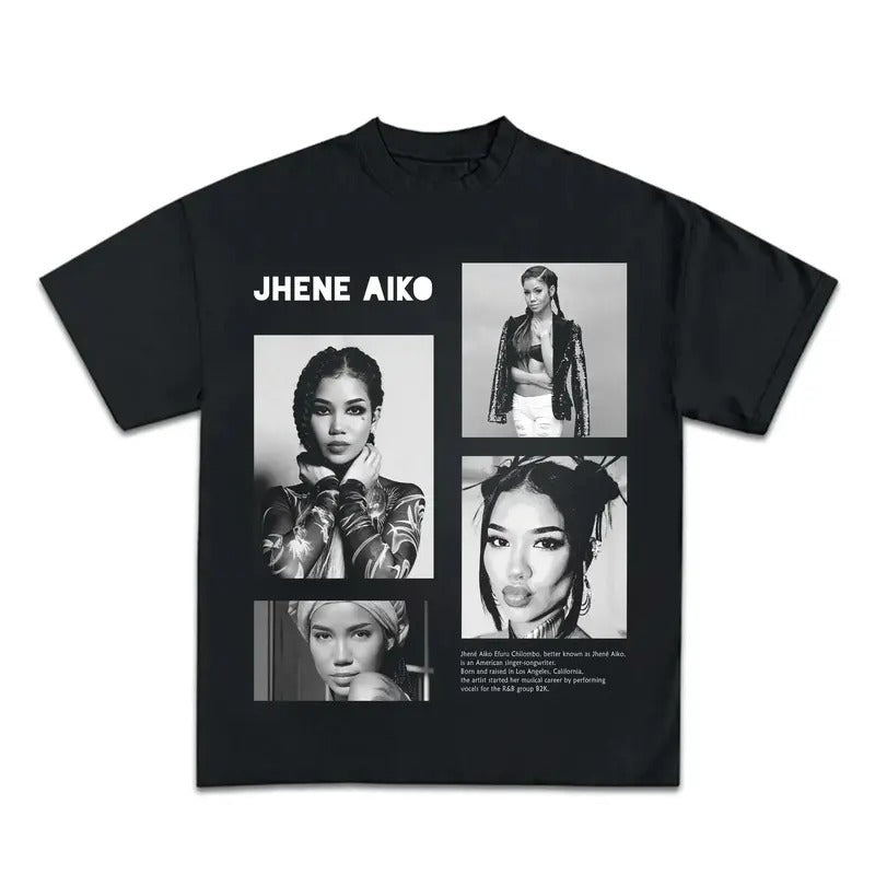 J Aiko T-Shirt Vintage Rapper Graphic Tee Shirt Rap Hip Hop Shirt for Men Women Streetwearstyle{n002}4 Hoodie Sweatshirt