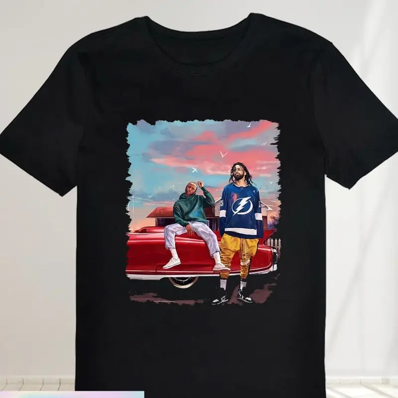 J Cole & Kendrick Lamar T-Shirt - Cole World Unisex Shirt Size S-4XL Hoodie, Sweatshirt | PrintMintTees.com