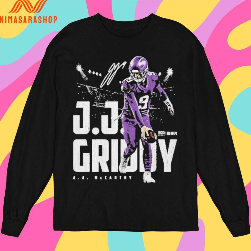 J.J. Mccarthy Minnesota Griddy Shirts