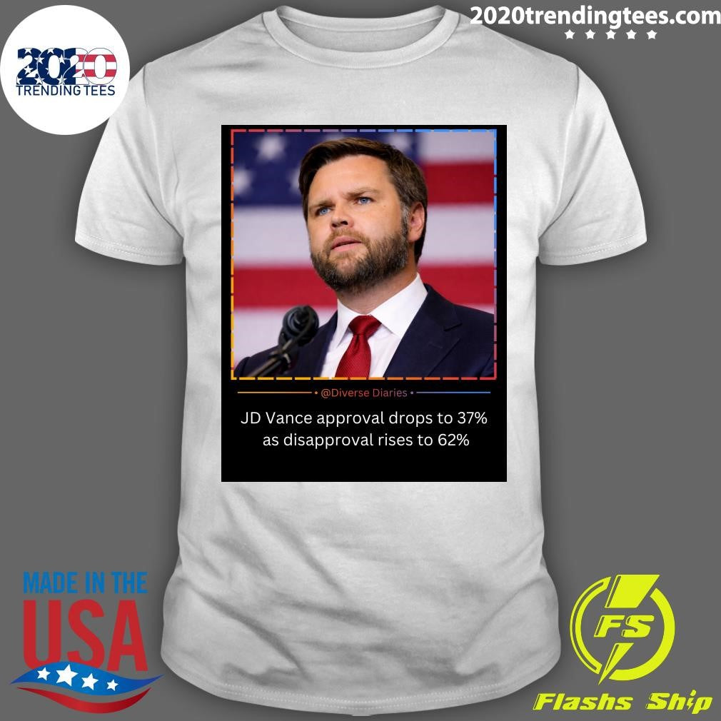 JD Vance Faces Shifting Public Opinion Amid Iran Conflict Discussions Shirt