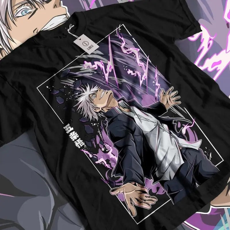 JJK Anime Shirt Gojo Satoru Anime Anime Manga Fan Anime Manga Lover Shirt Hoodie Sweatshirt