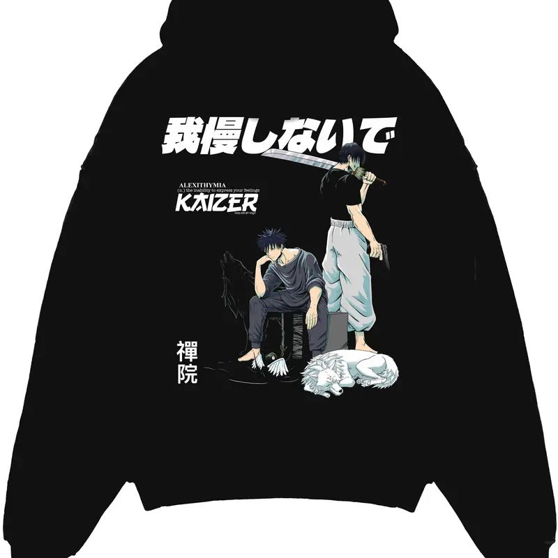JJK Anime Tee, Megumi X Toji Premium T-Shirt, Sweatshirt, Hoodie