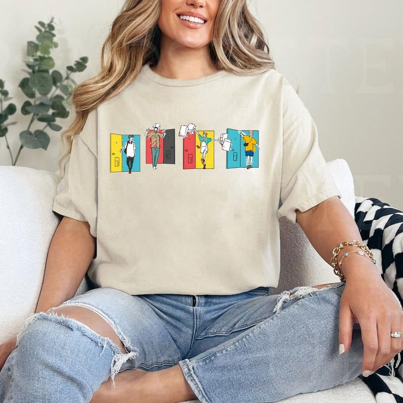 JJK Gojo Nobara Yuji Megumi Anime Lover Tshirt Crewneck Hoodie Comfort Cotton Sweatshirt | PrintMintTees.com