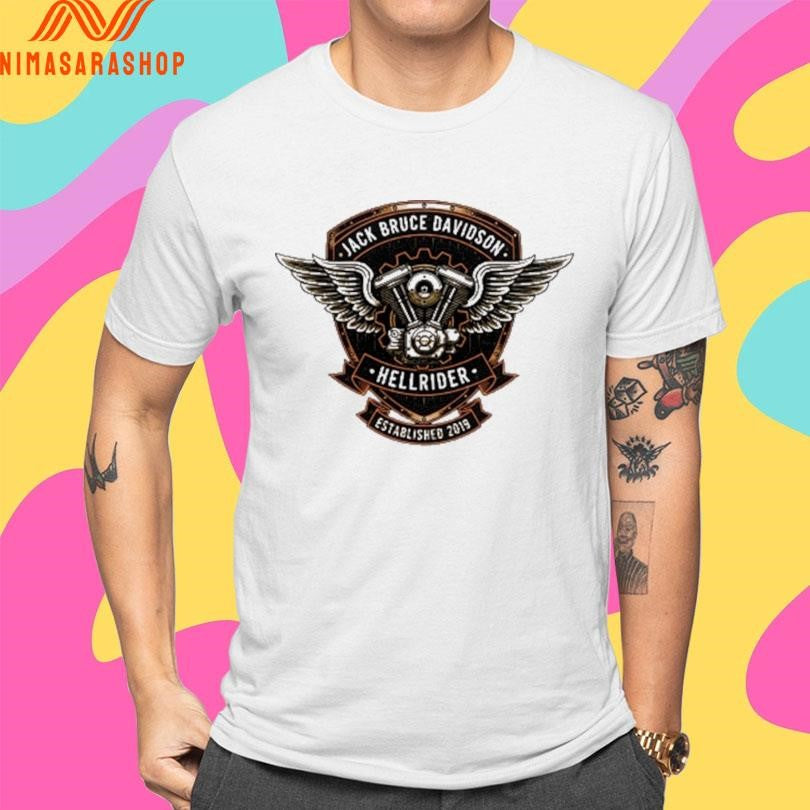Jack Bruce Davidson Hellrider Established 2019 Big Match Motor Shirts