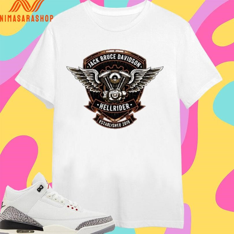 Jack Bruce Davidson Hellrider Established 2019 Big Match Motor Shirts