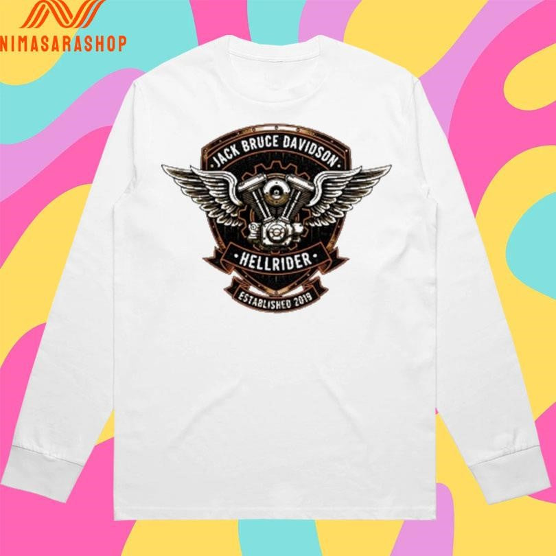Jack Bruce Davidson Hellrider Established 2019 Big Match Motor Shirts
