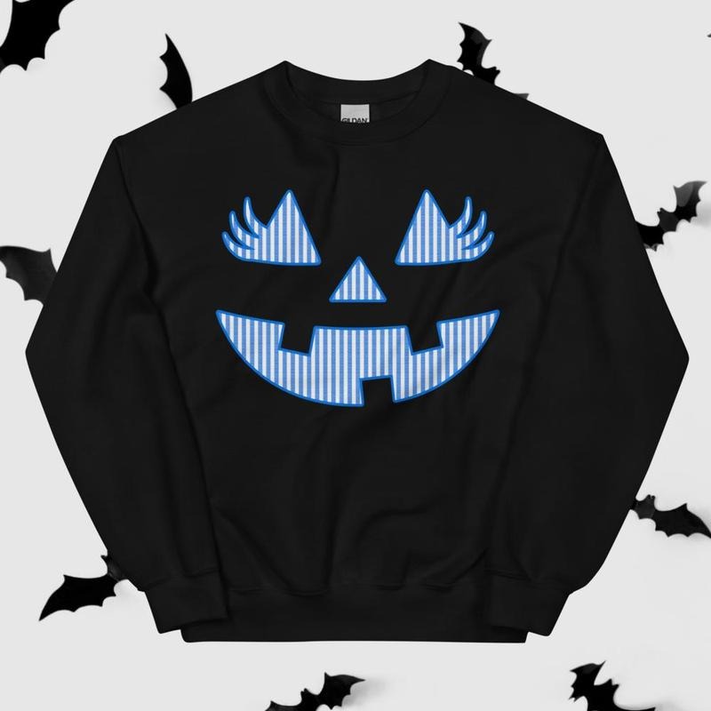 Jack-O-Lantern Halloween Sweatshirt, Spooky shirt, Party Shirt, Unisex Crewneck Hoodie | PrintMintTees.com