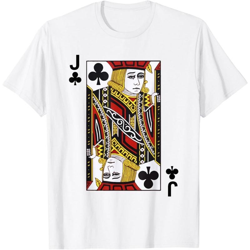 Jack of Clubs Tshirt Blackjack Cards Poker 21 J Tee shirt T-Shirt made in usa Hoodie Sweatshirt | PrintMintTees.com